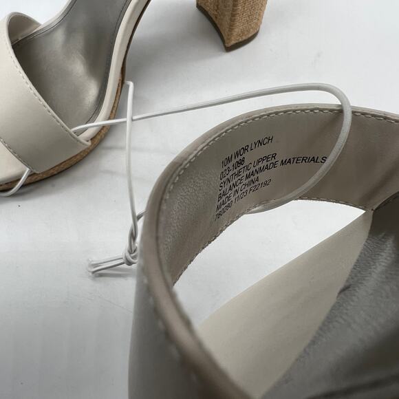 Worthington Womens Lynch Heeled Sandals Ivory Size 10M - Picture 16 of 16